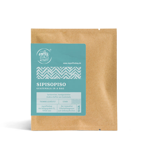 Der kräftige Kaffee aus Guatemala: Drip Coffee Bag Sipisopiso (MyTastebox)