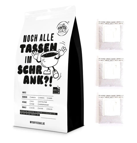 Der entkoffeinierte Kolumbianer: Drip Coffee Bag Black Brick