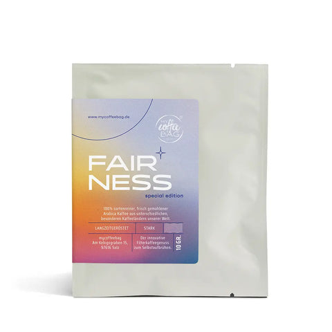 Der fair gehandelte Arabica: Drip Coffee Bag Fairness